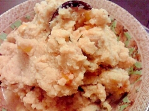 味つけは「めんつゆ」だけ！ヘルシー！おからの炒り煮